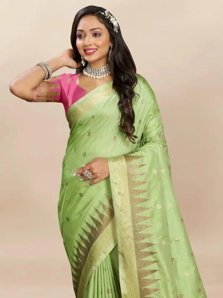 GRANDEUR-UNVEILED:-SOFT-KATAN-SILK-SAREE-WITH-LUXE-ZARI-WEAVE